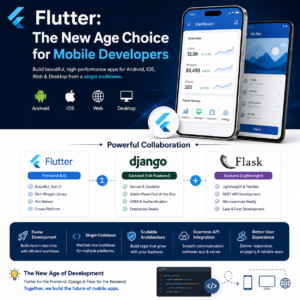 Flutter + Django + Flask: A Smart Combination for Building Modern Mobile Applications