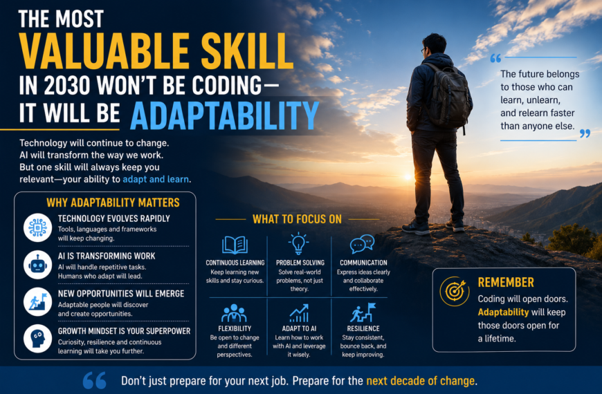 The Most Valuable Skill in 2030 Won’t Be Coding—It Will Be Adaptability