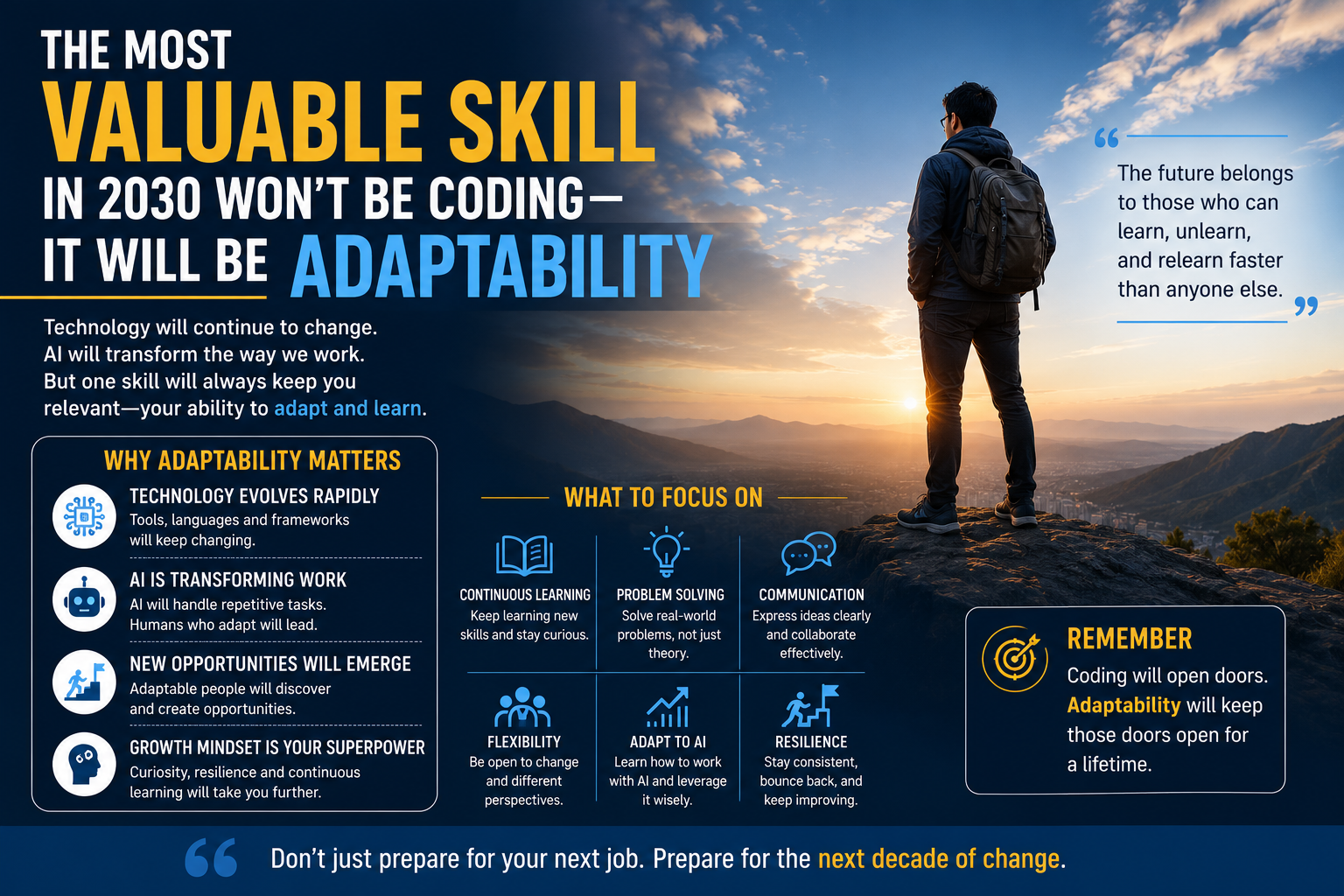 The Most Valuable Skill in 2030 Won’t Be Coding—It Will Be Adaptability