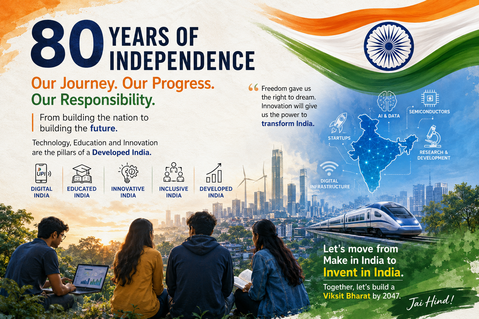80 Years of Independence: Are We Truly Becoming a Developed India? — My Perspective